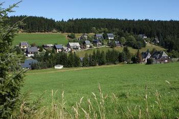 Ortsansicht Tellerhäuser Blick zum Einsberg Mit freundlicher Genehmigung Fotograf Harald Wunderlich