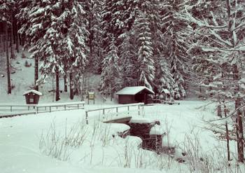 Hütte am Wettinbrunnen Winter Mit freundlicher Genehmigung Fotograf Harald