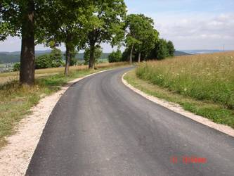 Joachimsthaler Straße Wilder Alwin Breitenbrunn Baufortschritt Grenzübergreifenden Verkehrsanbindung im Zentralem Erzgebirge Ziel 3 Etappe 1 DSC05181