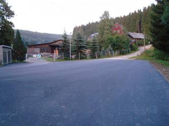 Parkplatz Kaffenberg Baufortschritt Grenzübergreifenden Verkehrsanbindung im Zentralem Erzgebirge Ziel 3 Etappe 1 DSC05188