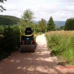 Klughäuser Weg Breitenbrunn Baufortschritt Grenzübergreifenden Verkehrsanbindung im Zentralem Erzgebirge Ziel 3 Etappe 1 DSC05180